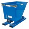 Vestil Steel Heavy Duty Self Dumping Hopper 3/4 Cubic Yard 6000 Lb. Capacity Blue D-75-HD - alternate 5
